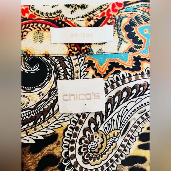 Chico’s 100% cotton no iron top - Picture 7 of 7